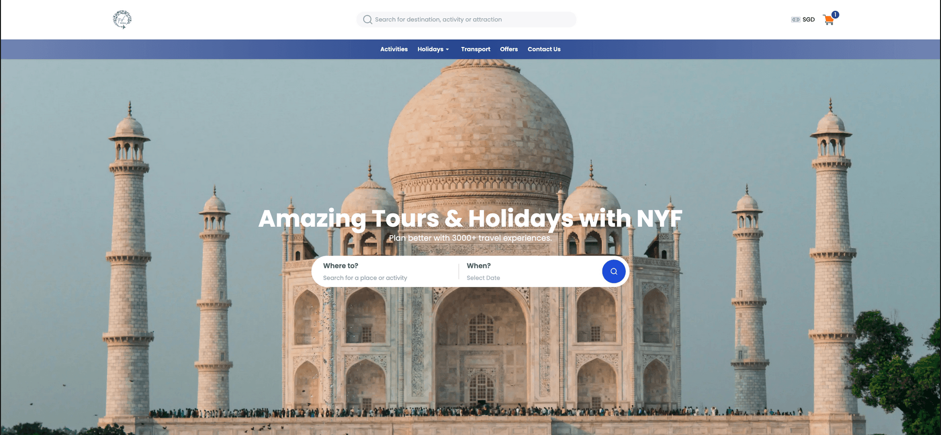 NYF Tours — Travel Platform